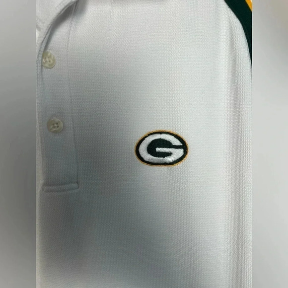 Vintage Green Bay Packers Polo collar Reebok NFL Team Apparel Shirt Men’s Size L - Picture 5 of 5